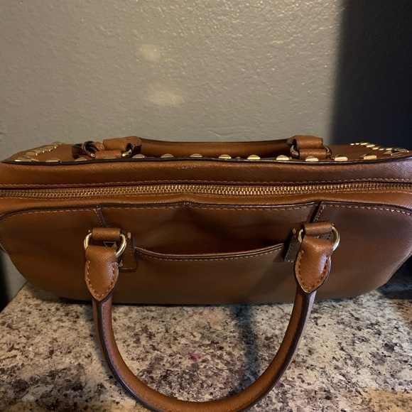 Michael Kors Studded Leather Handbag - Picture 15 of 16